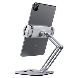 edo 平板電腦 智慧型手機 角度調整 支架, 平板與智慧型手機通用, 白色的, 1個