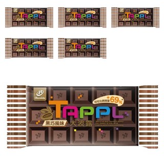 77 大波露 黑巧風味 可可比例增加69%, 40g, 6包