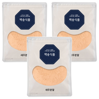 백송식품 보리 새우가루, 1kg, 3개