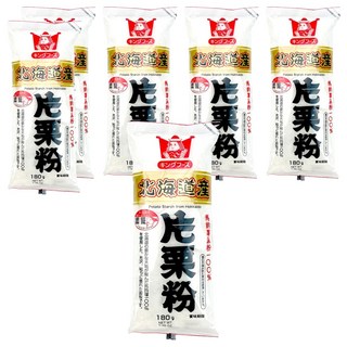 王印片栗粉 6入 北海道產馬鈴薯澱粉 勾芡/油炸/烘焙適用, 180g