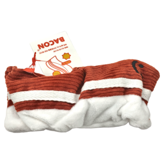 BACON 培根 趣味培根造型玩具, 培根 紅色 + 白色, 1個
