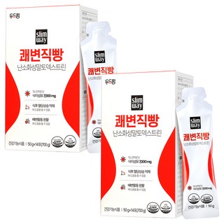 슬림웨이 쾌변직빵 배변활동도움 혈당상승억제 식이섬유 14p, 700g, 2개