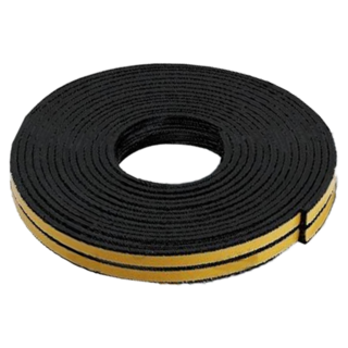 E型隔音條 75米 門窗隔音密封條, 黑色, 1捲