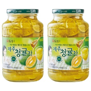 Damtuh 丹特 濟州青橘茶沖泡果醬, 1kg, 1罐, 2罐