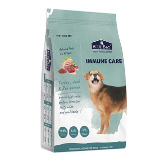 BLUE BAY 倍力 褐藻防護低敏配方 全齡犬糧, 火雞 + 鴨 + 台灣紅藜, 6.8kg, 1袋