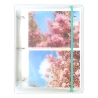 Befancy 3孔小卡活頁夾 + 貼紙, 30片, 透明