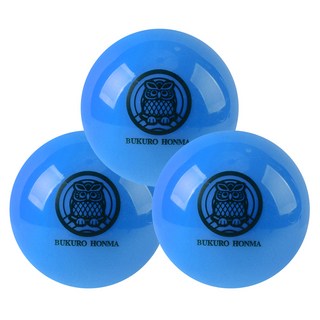 부쿠로혼마 파크 골프공 3피스, 블루, 1개입, 3개