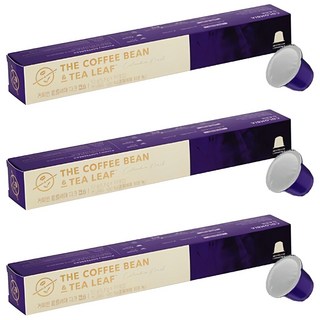 The Coffee Bean 哥倫比亞黑咖啡膠囊 Nespresso咖啡機適用, 5.3g, 10顆, 3盒