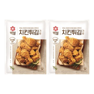 백설 치킨튀김가루, 1kg, 2개