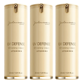 Jealousness 婕洛妮絲 UV防曬素顏霜 SPF50 隔離 提亮膚色, 30ml, 3瓶