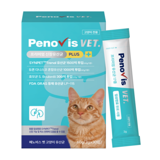 페노비스 벳 고양이 프리미엄 유산균, 60g, 신장, 1개