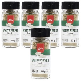 麵包園白胡椒粉, 60g, 5個