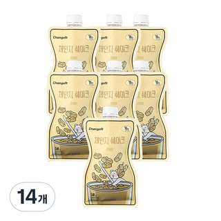 Changefit 纖活蛋白奶昔粉隨身包 黃豆粉年糕風味, 350g, 2組