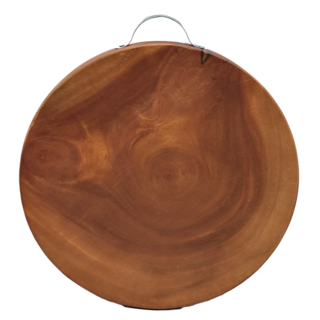 美樂 圓砧板 - 1尺 天然原木 廚房料理, 33 x 3.5cm, 1個