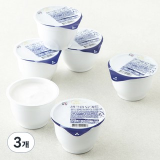 남양유업 떠먹는 불가리스 생크림 요거트 플레인, 85g, 18개