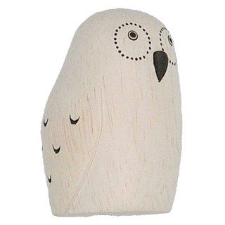 T-Lab. 貓頭鷹 手刻原木小動物, 天然合歡木, 木頭, 不適用