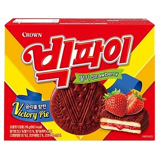 크라운 빅파이 딸기, 216g, 1개