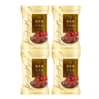 新東陽 紅酒牛肉乾, 200g, 4包