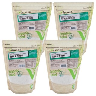 Vilson 米森 有機全麥麵粉, 500g, 4包