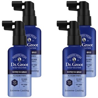 Dr.Groot 健髮專家 勁涼頭皮養護精華 80ml 韓國原裝進口, 4瓶