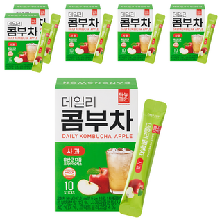 Danongwon 乳酸菌康普茶 蘋果, 10包, 5g, 6盒