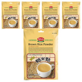 馬玉山 糙米麩, 300g, 5包