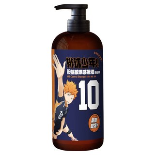 O'LISE 歐黎絲 胺基酸涼感控油洗髮精 排球少年日向翔陽, 750ml, 1瓶