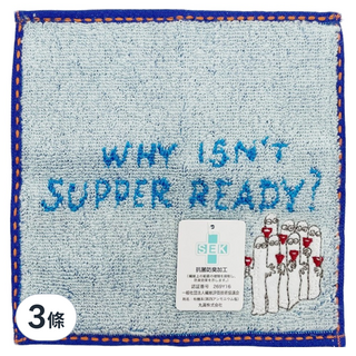 MARUSHIN 丸真 Moomin 嚕嚕米漫畫風口袋小方巾, 肚子餓樹精, 3條