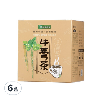 蔴鑽農坊 黑琵牛蒡茶, 13g, 10包, 6盒