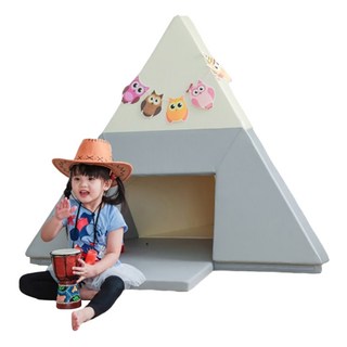 Mang Mang 小鹿蔓蔓 魔法變形 240 x 140 x 4cm 灰白色 嬰幼兒遊戲室地墊