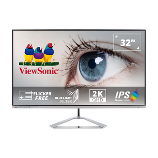 ViewSonic 優派 QHD 無邊框螢幕 VX3276-2K-mhd-2, 80 cm viewable, 1個, 80 cm (31.5/) viewable