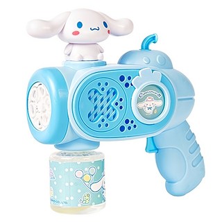 Sanrio 三麗鷗 新款可愛卡通手持電動兒童泡泡水槍, 大耳狗 藍色, 1支