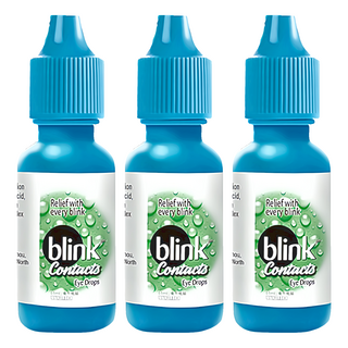 blink 冰藍 高水份隱形眼鏡濕潤液, 10ml, 3瓶
