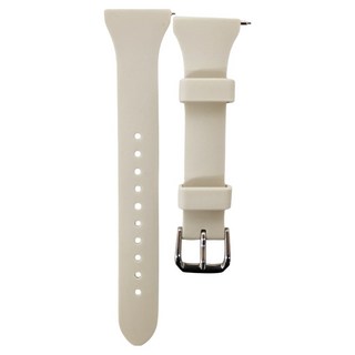 Apollo Life 阿波羅 小蠻腰系列矽膠錶帶 快拆式 防水透氣, 淡白色, 1個