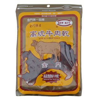 高坑 高粱酒原味牛肉乾, 160g, 1包