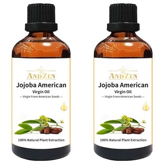 ANDZEN 安得仁 美國初榨保濕按摩基底油 荷荷芭油, 2個, 100ml
