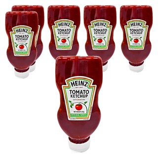 HEINZ 亨氏 蕃茄醬 倒瓶裝, 獨特專利擠壓瓶設計，使用方便且不沾手, 325g, 6瓶