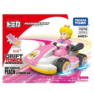 TOMICA 超級瑪利歐 碧姬小汽車 附發射器, 粉紅色 + 白色, 1個