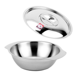 ZEBRA 斑馬牌 304不銹鋼 湯碗 附蓋 18cm 1.3L, 1個