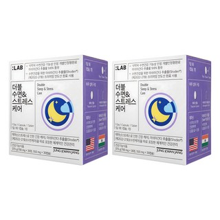 정관장 정품 LAB 더블 수면 스트레스케어, 30회분, 2개