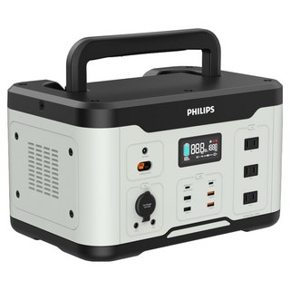 PHILIPS 飛利浦 1000W儲能行動電源, DLP8092C, 黑色 + 淺灰色