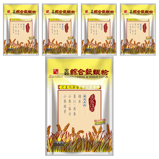 SUNWAY 鄉味 全穀綜合穀類粉, 450g, 5包, 15份
