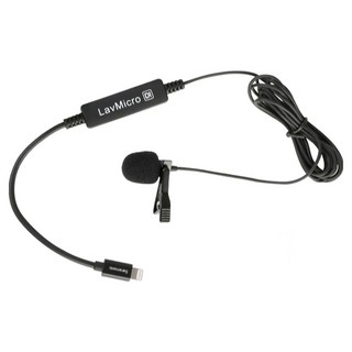 Saramonic 楓笛 LavMicro Di 全向性領夾式麥克風 Lightning接頭 iPhone/iPad適用, 黑色