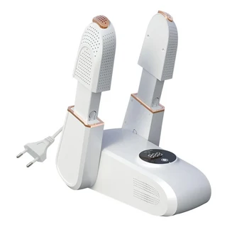 Smart Bearing 智慧魔力 多功能可定時數位顯示伸縮除臭烘鞋機, 白色