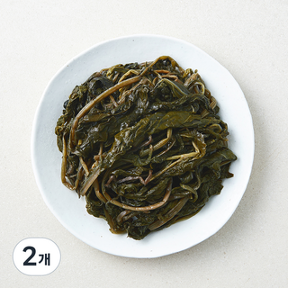 천년의반찬 선별 데침 곤드레, 1kg, 2개