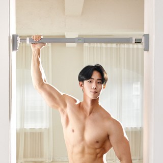 EXCIDER 門框單槓 安全BOSX引體向上拉桿, 灰色