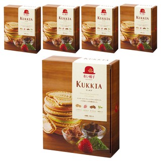 AKAI BOHSHI 紅帽子 法蘭酥禮盒 20枚 Set, 綜合4色法蘭酥, 牛奶可可風味 x 5 + 黑可可風味 x 5 + 抹茶可可風味 x 5 + 草莓可可風味 x 5, 5盒