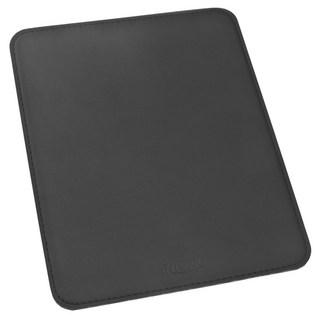 INTOPIC 廣鼎 皮革鼠墊 PD-TH-01 適用於光學及雷射滑鼠 天然橡膠底盤, 黑色, 1個