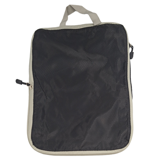 FANCY LIFE 行李壓縮收納包, 輕盈收納, 魔術空間, 防水面料, 大款, 黑色