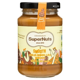 滑順花生醬, 260g, 1個